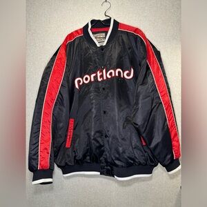 Vtg NBA Hardwood Classics Portland Trail Blazers G-III  Carl Banks Jacket XXXL